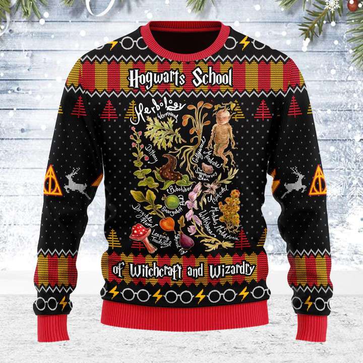 Herbology Hogwarts School Of Witchcraft And Wizardry Harry Potter Ugly Sweater 1