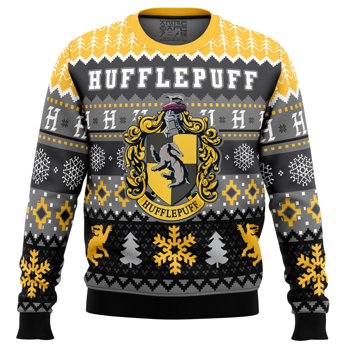Hufflepuff House Of Hogwarts Harry Potter Ugly Christmas Sweater 1