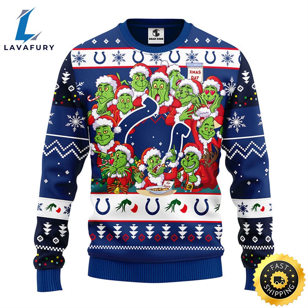Indianapolis Colts 12 Grinch Xmas Day Christmas Ugly Sweater 1 uyl3ro