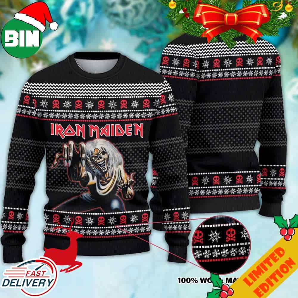 Iron Maiden Rock Music Metal Band Ugly Sweater Holiday 2023 53310786 1