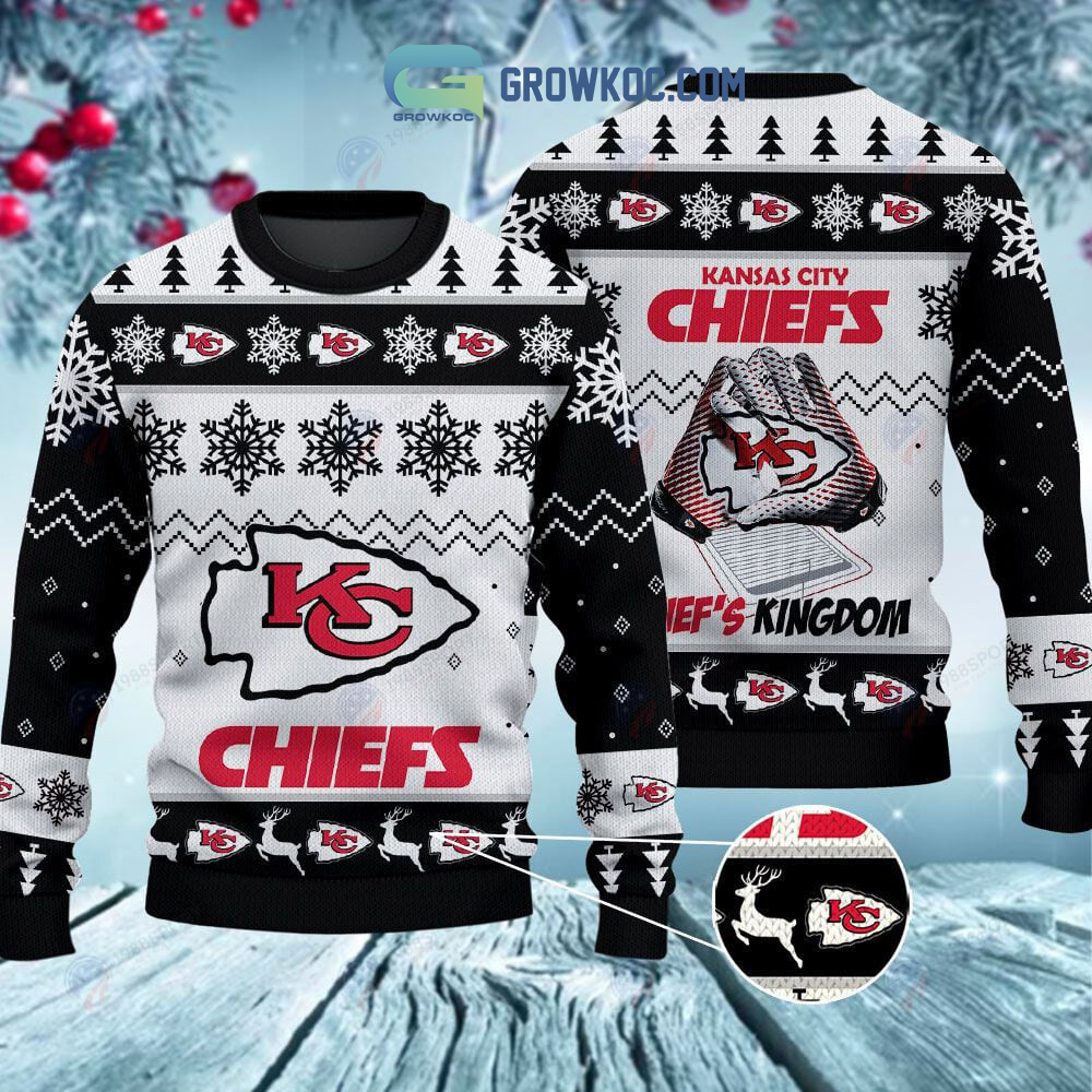 Kansas City Chiefs Chiefs Kingdom Christmas Ugly Sweater2B1 R7DCw