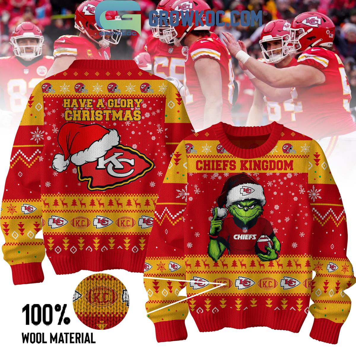 Kansas City Chiefs Have A Glory Christmas Ugly Sweater 1 YczKP