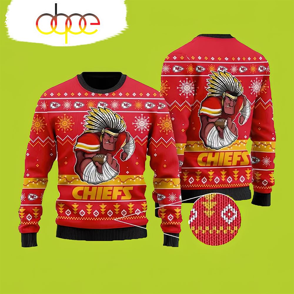 Kansas City Chiefs Sweater Vintage Unisex