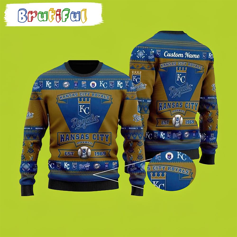 Kansas City Royals Football Team Logo Kansas City Chiefs Sweater