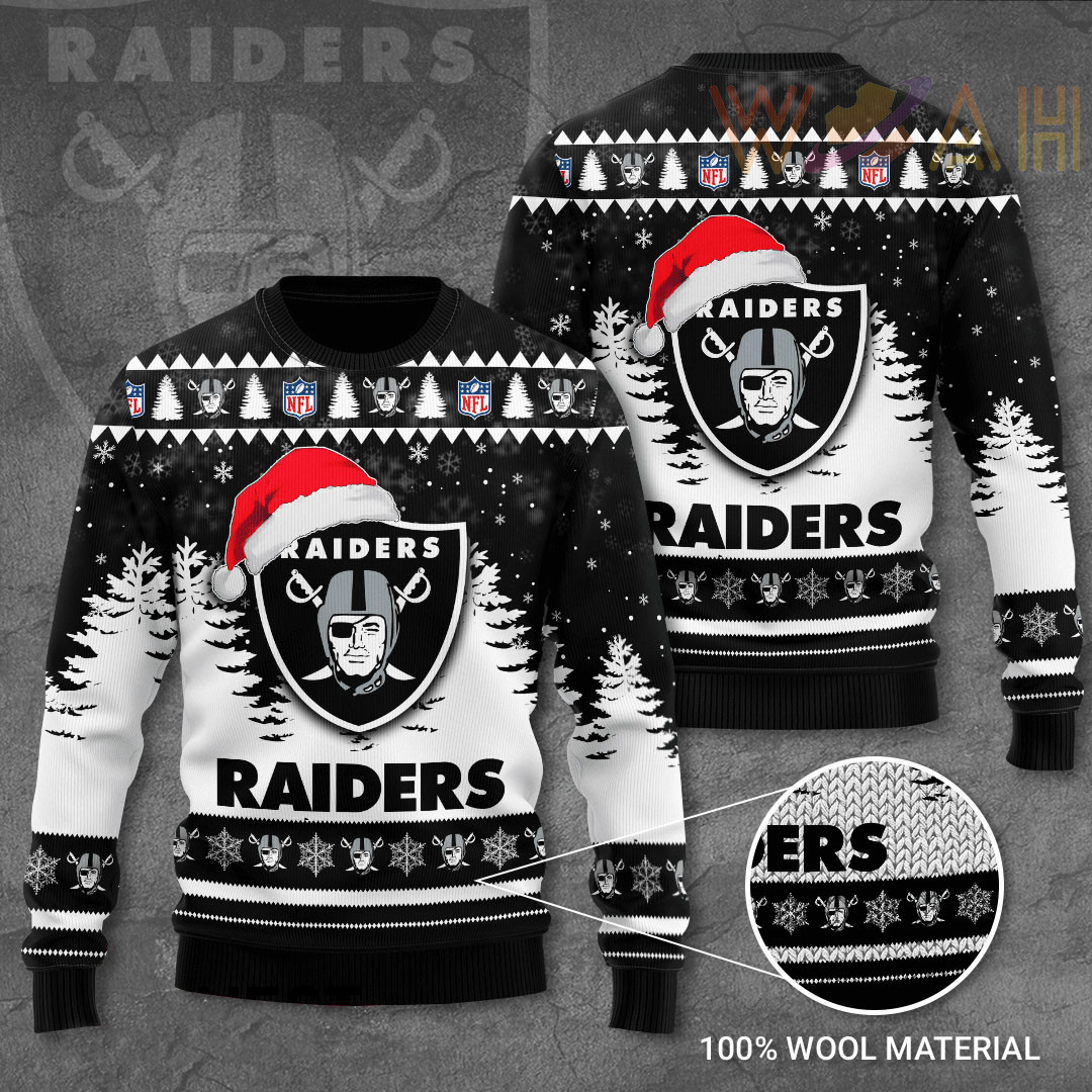 Las Vegas Raiders 3D Ugly Sweater