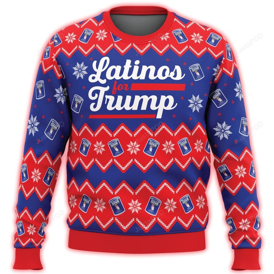 Latinos For Trump Premium Trump Ugly Sweater 1