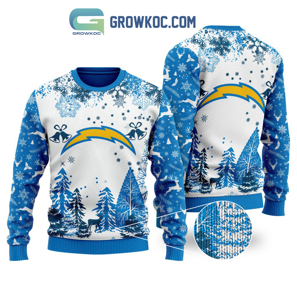 Los Angeles Chargers Special Christmas Ugly Sweater Design Holiday Edition2B1 CNMt3