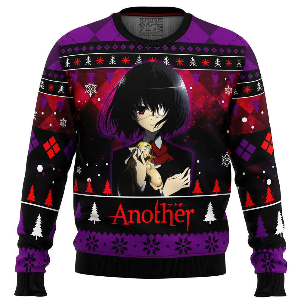 Mei Misaki Another Ugly Christmas Sweater FRONT mockup