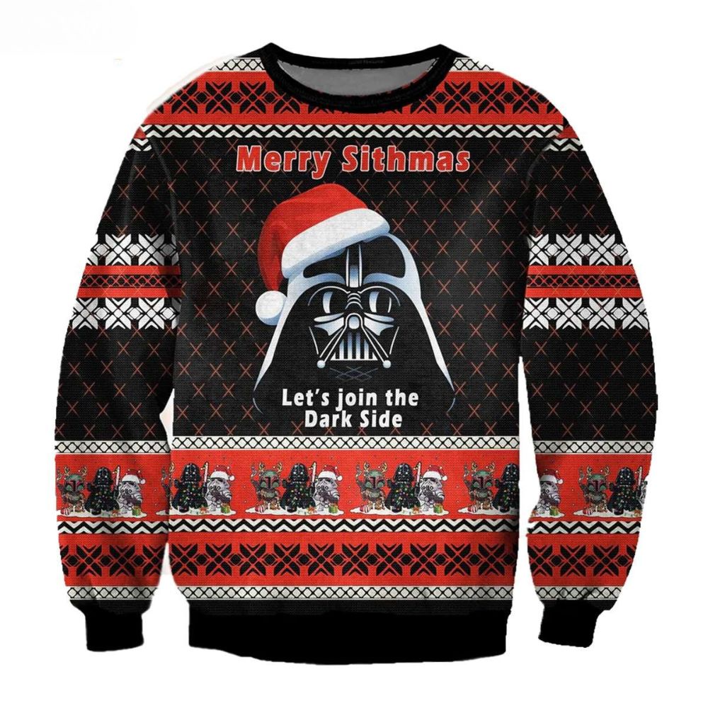 Merry Sithmas Darth Vader Star Wars Ugly Christmas Sweater 1