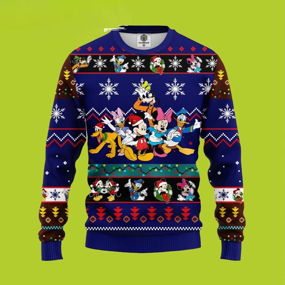 Mice Family Disney Ugly Christmas Sweater 1