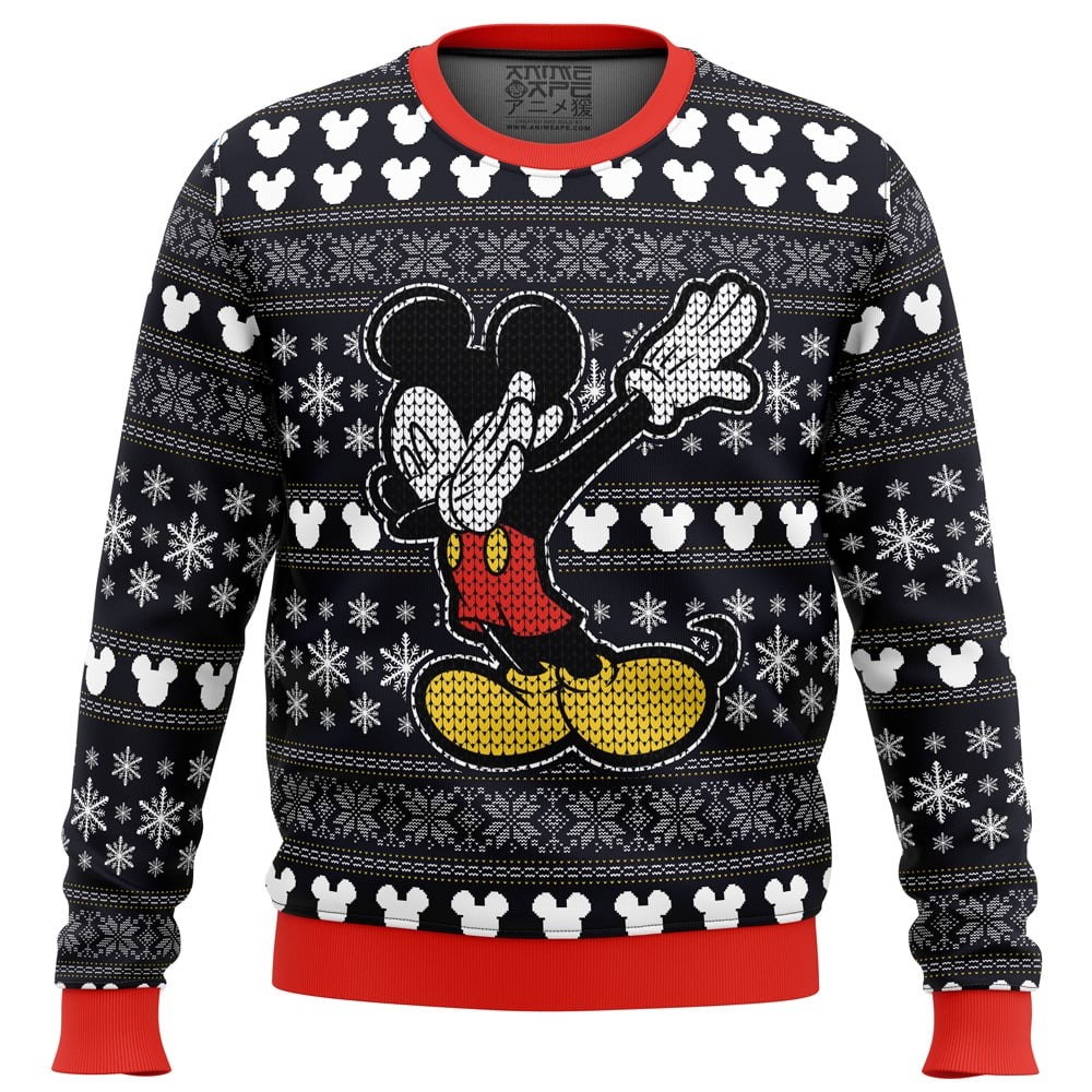 Mickey Dabbing Disney Ugly Christmas Sweater 1