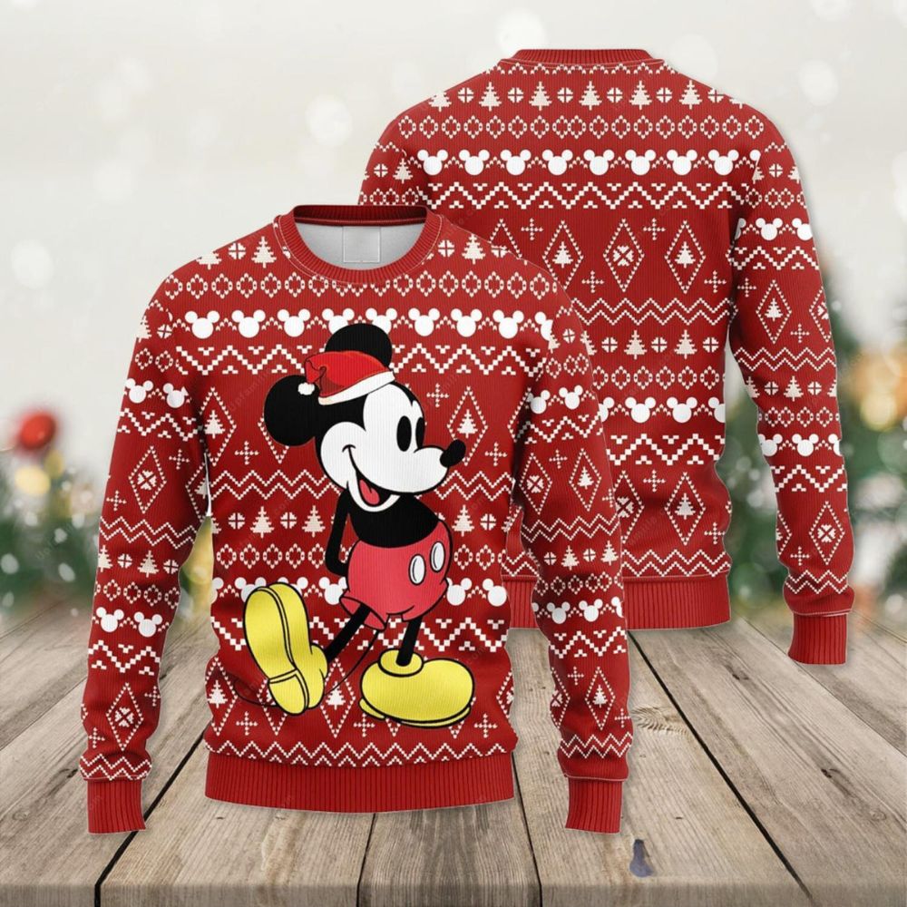 Mickey Mouse Vintage Disney Ugly Christmas Sweater 1