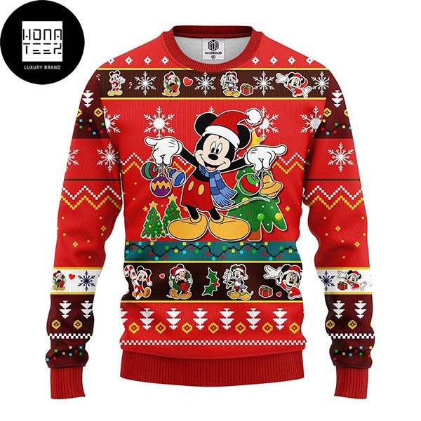 Mickey Mouse Welcome To My Christmas 2023 Ugly Christmas Sweater 4710595 1