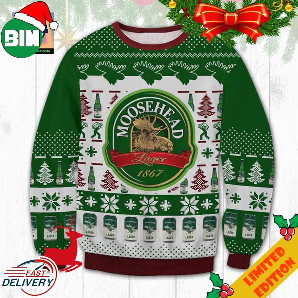 Moosehead Lager Ugly Christmas Sweater 58206461 1