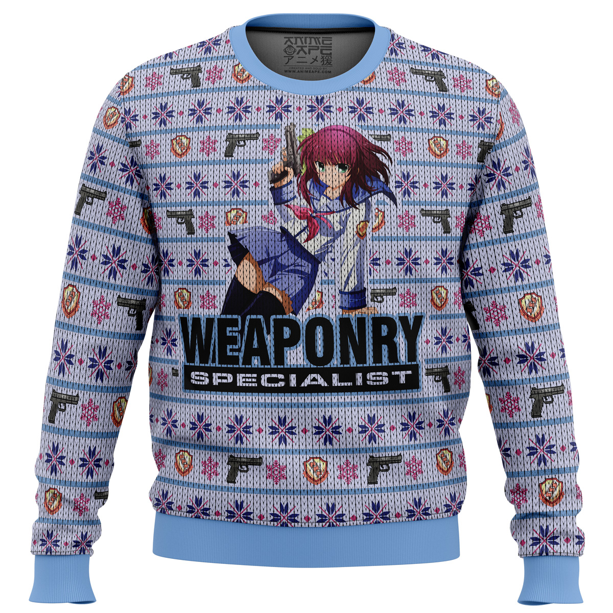 Nakamura Yuri Gun Angel Beats men sweatshirt FRONT mockup