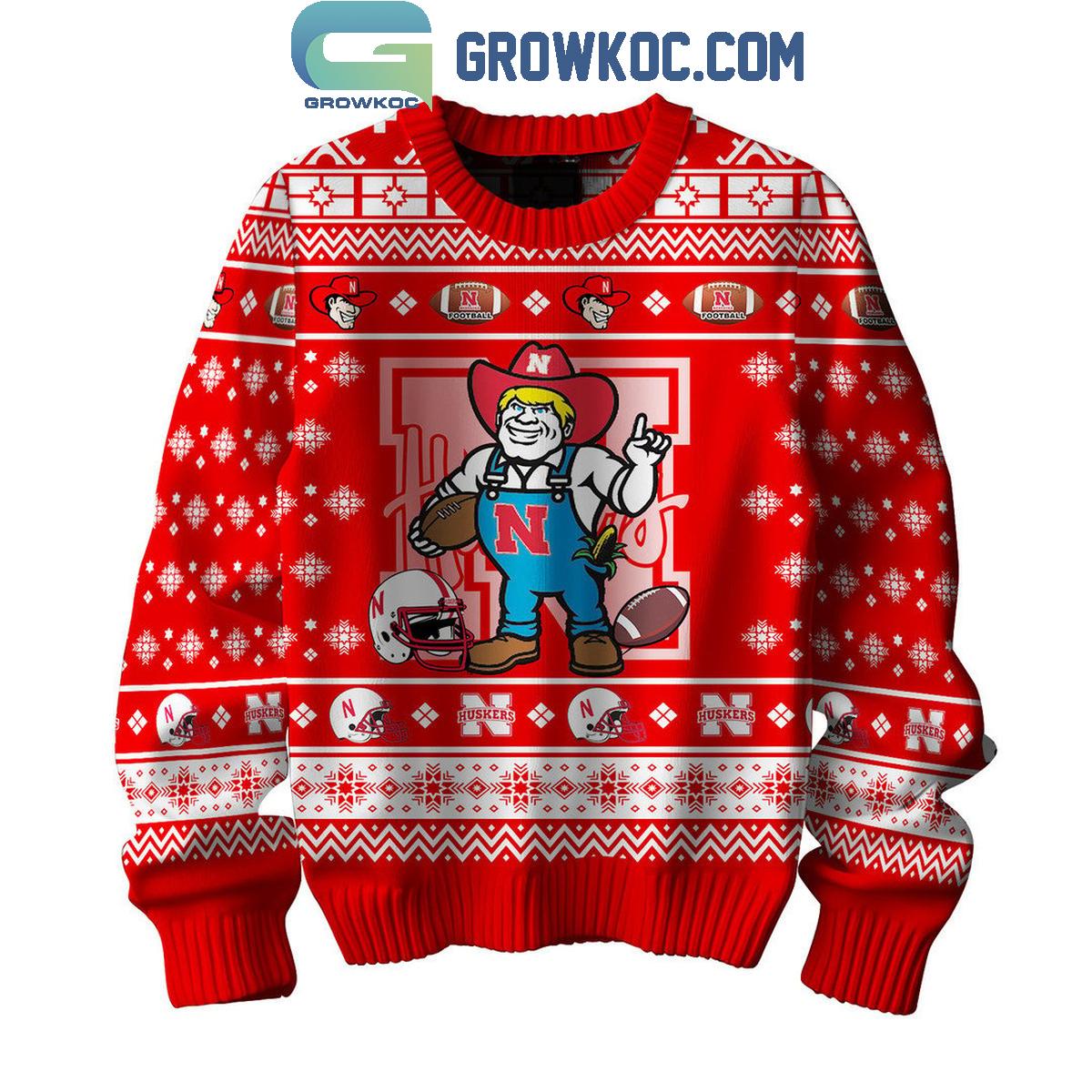 Nebraska Cornhuskers Matchday Game On Christmas Ugly Sweater 1 XYZFt