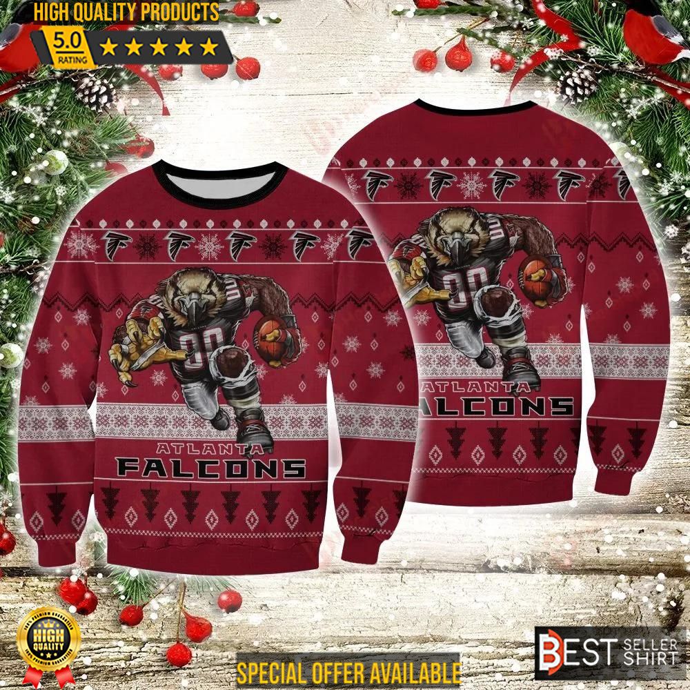 Nfl Atlanta Falcons Players Football Christmas Ugly Sweater 1