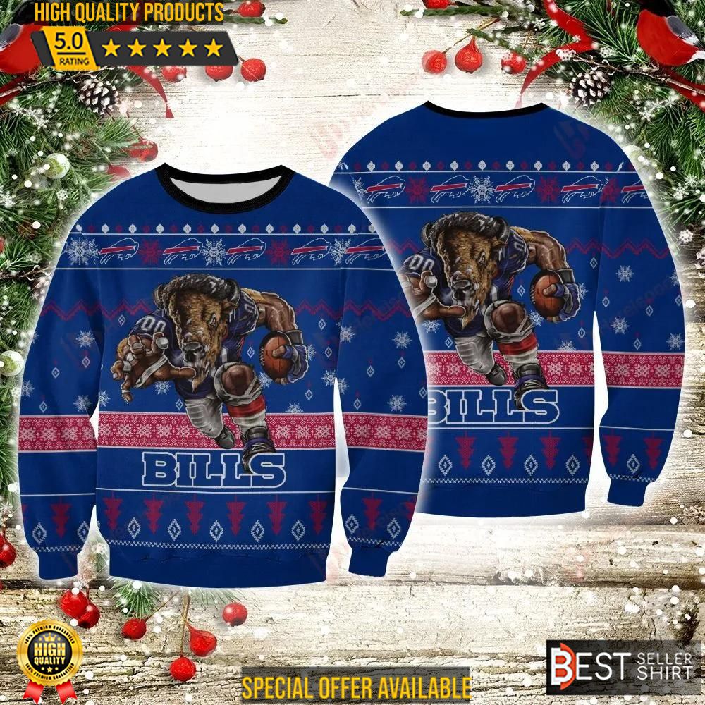 Nfl Buffalo Bills Players Football Christmas Ugly Sweater 1