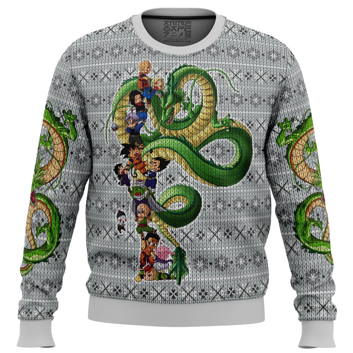 Play with the Dragon Dragonball Z men sweatshirt FRONT mockup