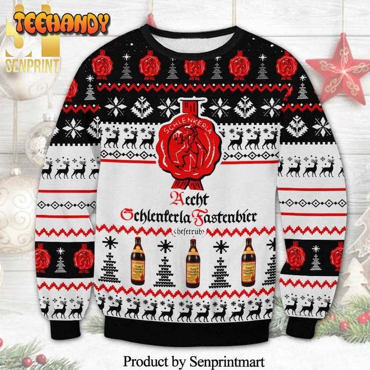 aecht schlenkerla rauchbier urbock beer knitted ugly sweater 21xtg