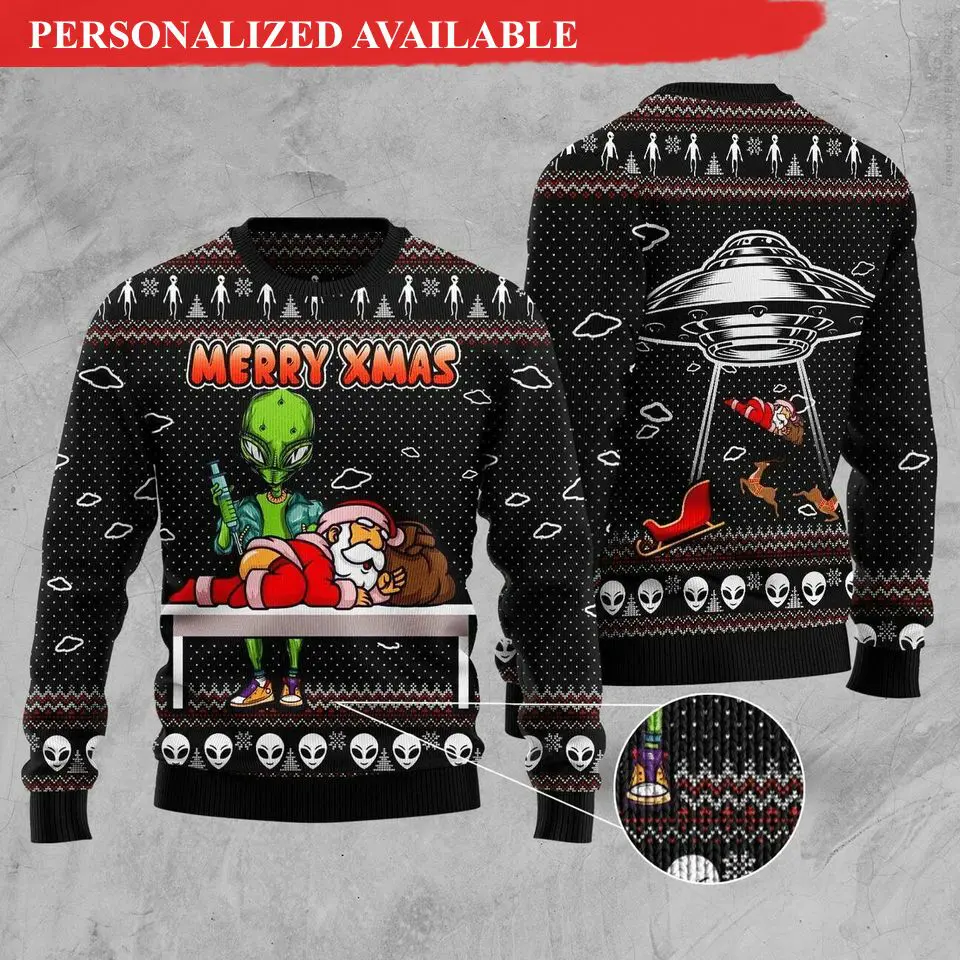 alien merry xmas ugly christmas sweater ugly christmas sweater darth vader christmas sweater 2317