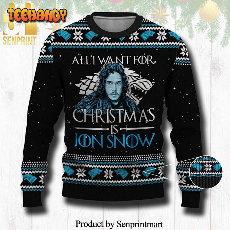 all i want for christmas is jon snow game of ugly sweater ydjna