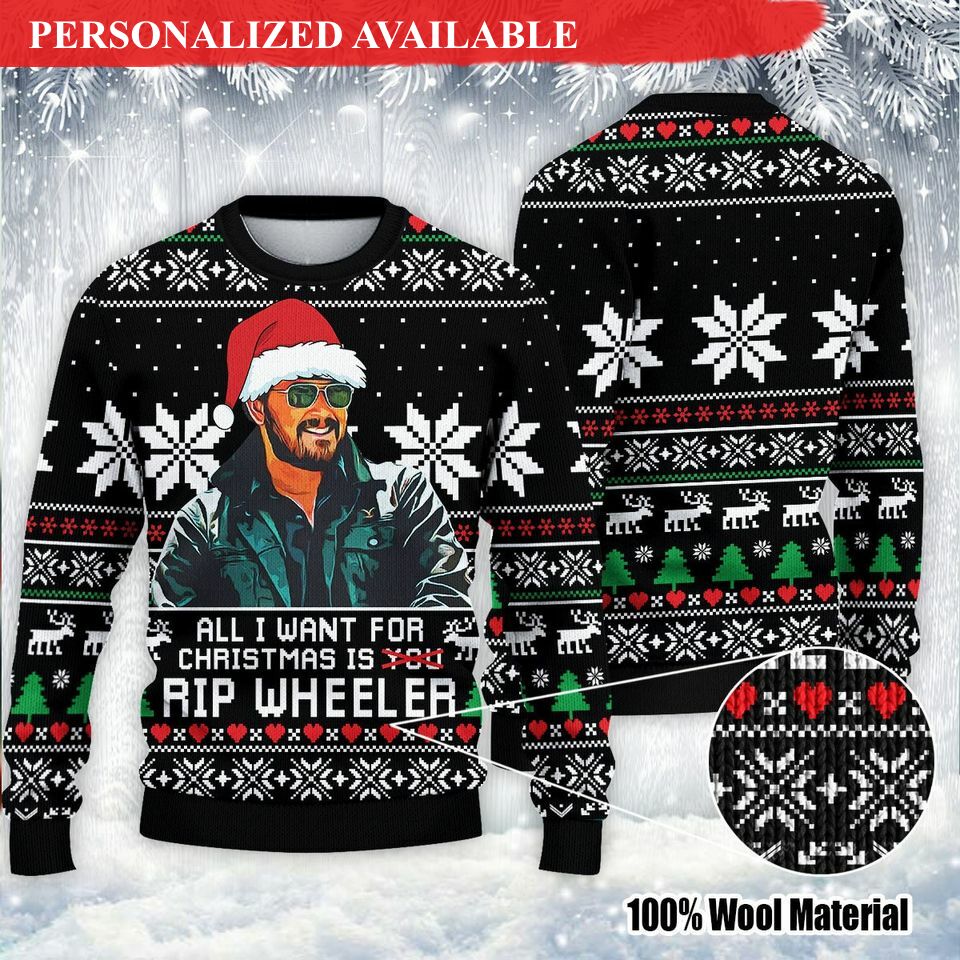 all i want for christmas is rip christmas ugly sweater 4332