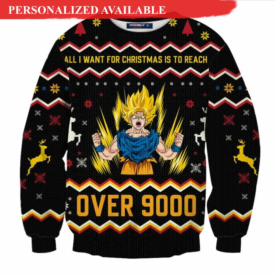 all i want for christmas is to reach over ugly sweater 6120