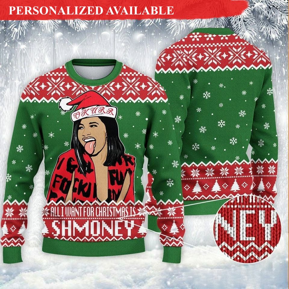 all i want for christmas ugly sweater singer xmas ugly 3d sweater 6595