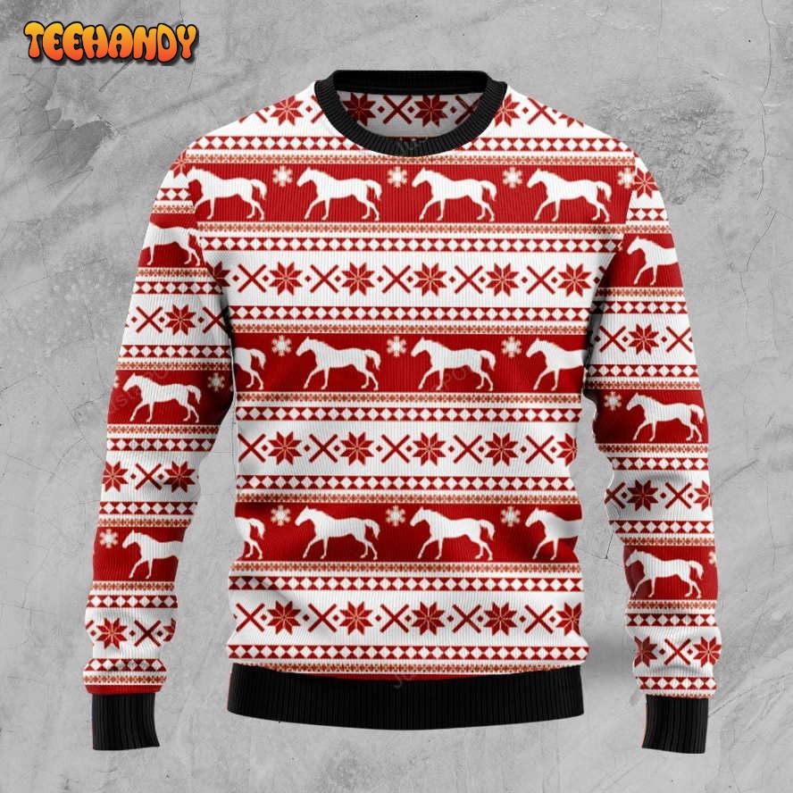 amazing horse ugly christmas sweater ugly sweater christmas sweaters 5kosc