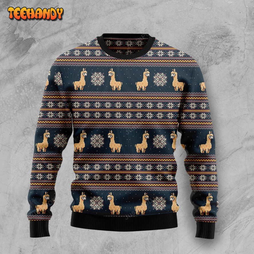 amazing llama ugly christmas sweater ugly sweater christmas sweaters odnao