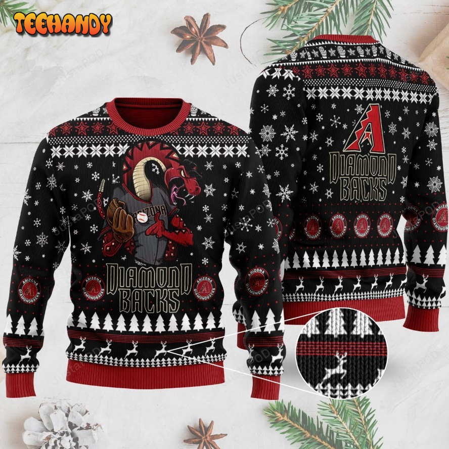 arizona diamondbacks ugly christmas sweater all over print sweatshirt 04hlr