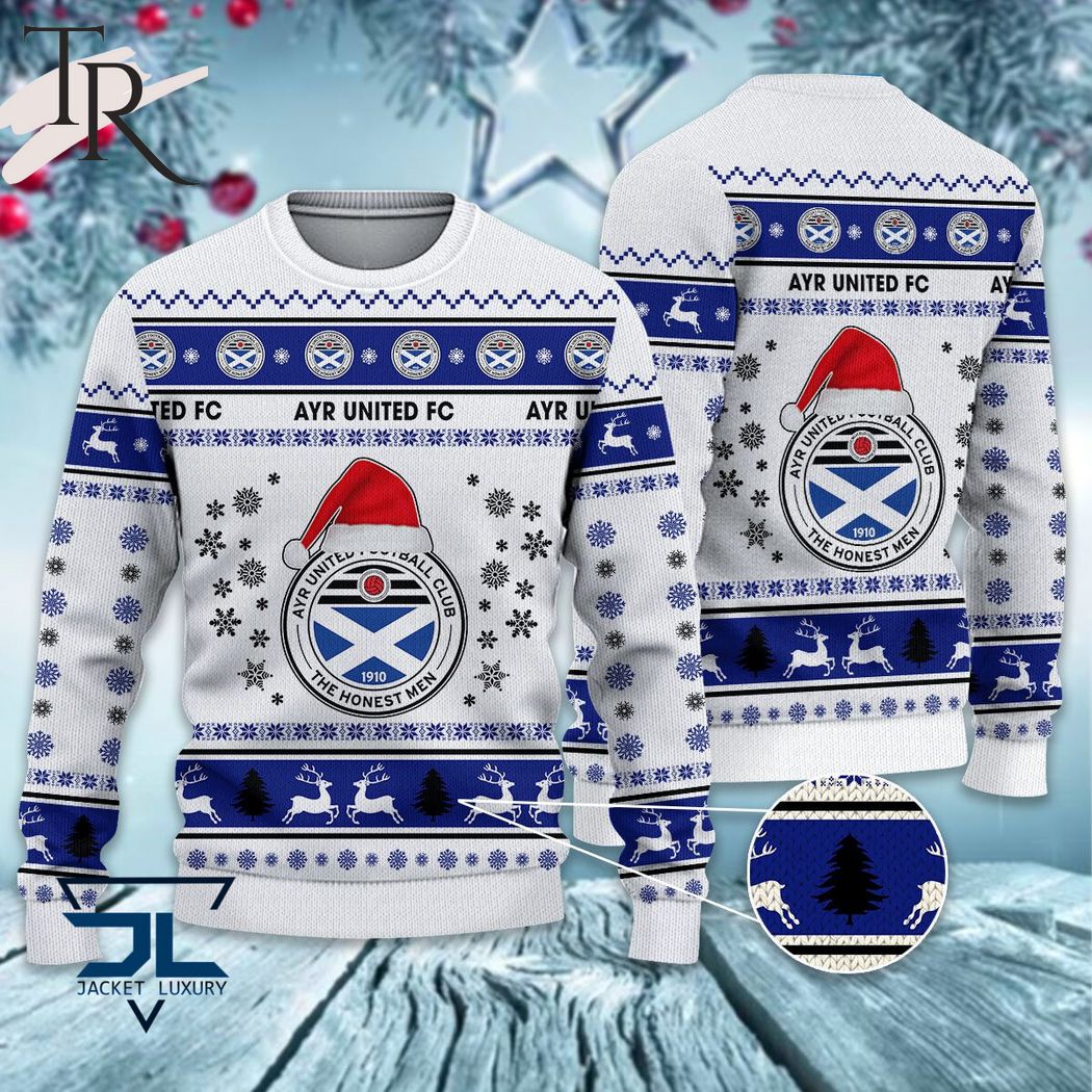 ayr united f c ugly sweater 1 qgTKS