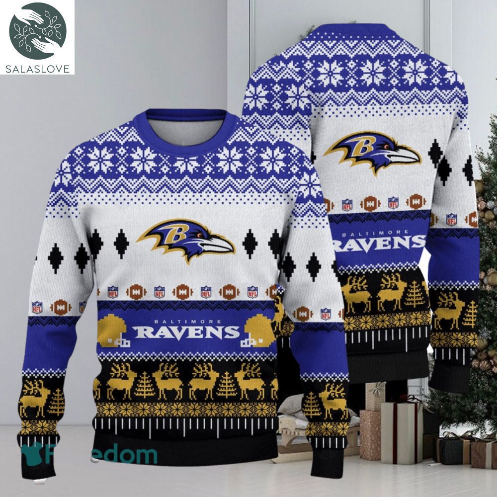 baltimore ravens national football league ugly christmas sweater sport christmas gift 1 bnuo7y