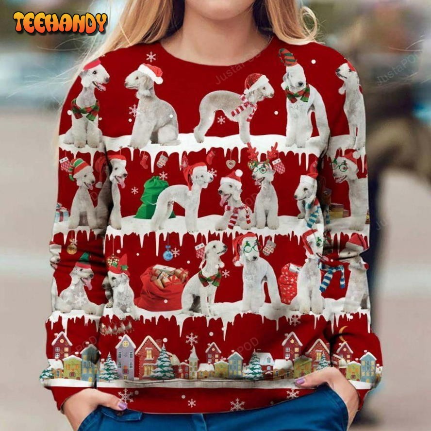 bedlington terrier ugly sweater ugly sweater christmas sweaters eomd9