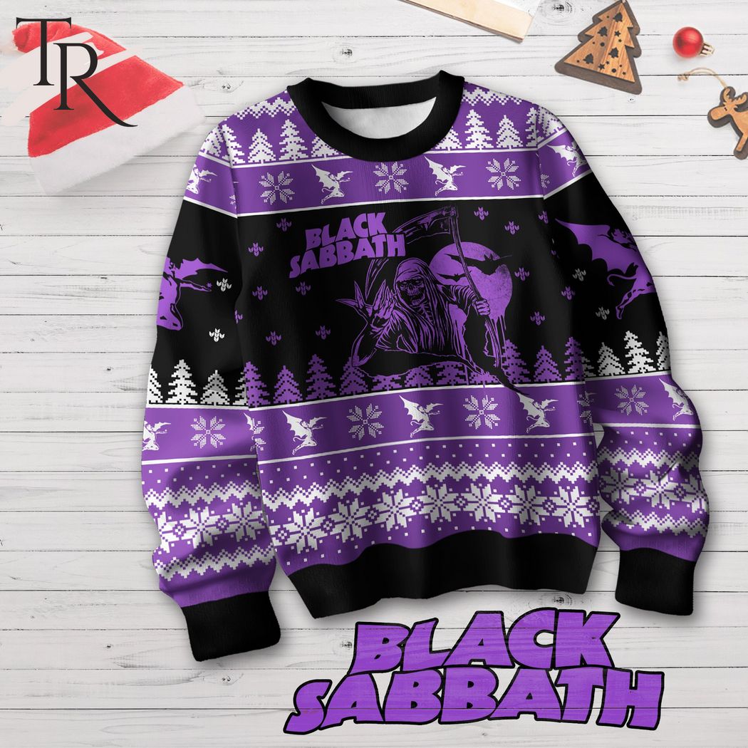 black sabbath ugly sweater 1 mCr0e