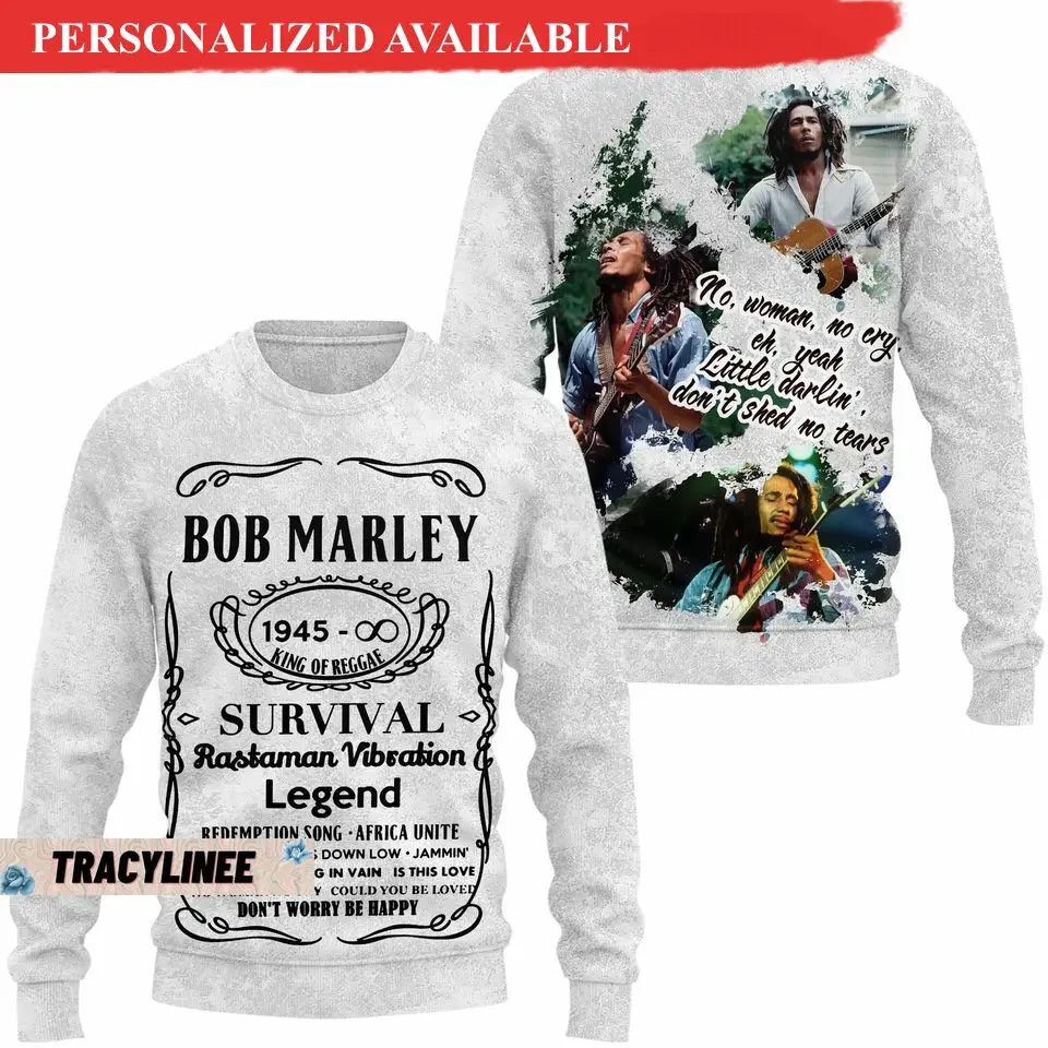 bob marley sweatshirt bob marley unisex 3d sweater 4388