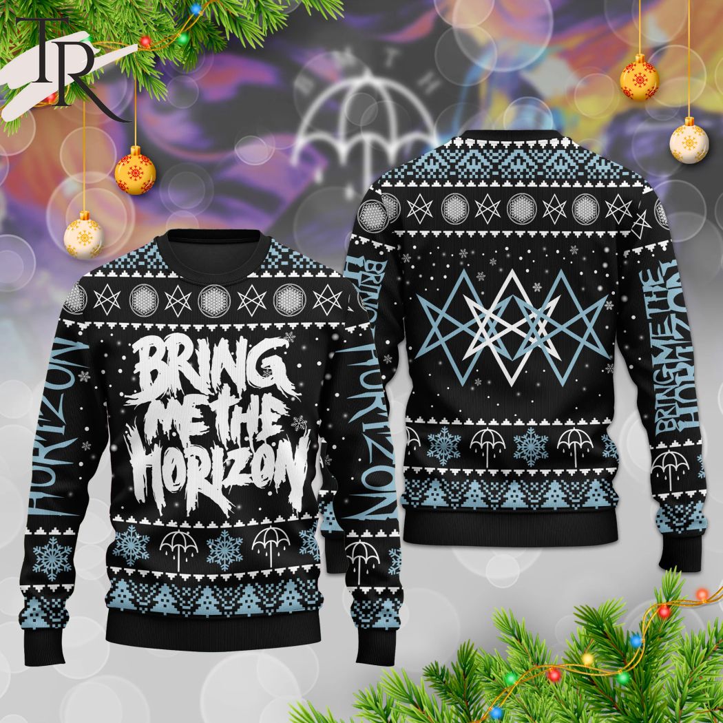 bring me the horizon ugly christmas sweater 1 NJK3J