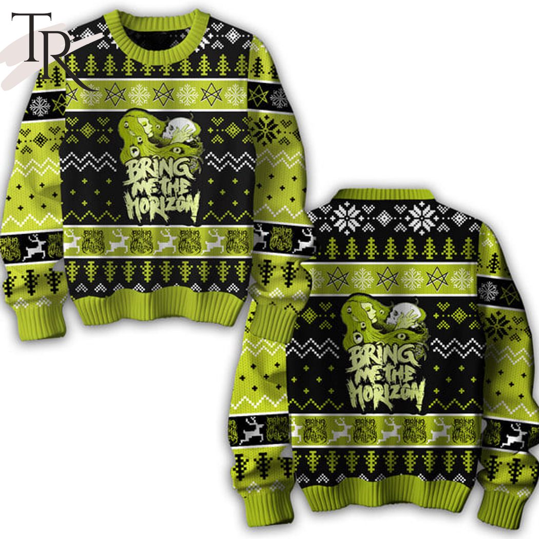 bring me the horizon ugly sweater green 1 hZzO3