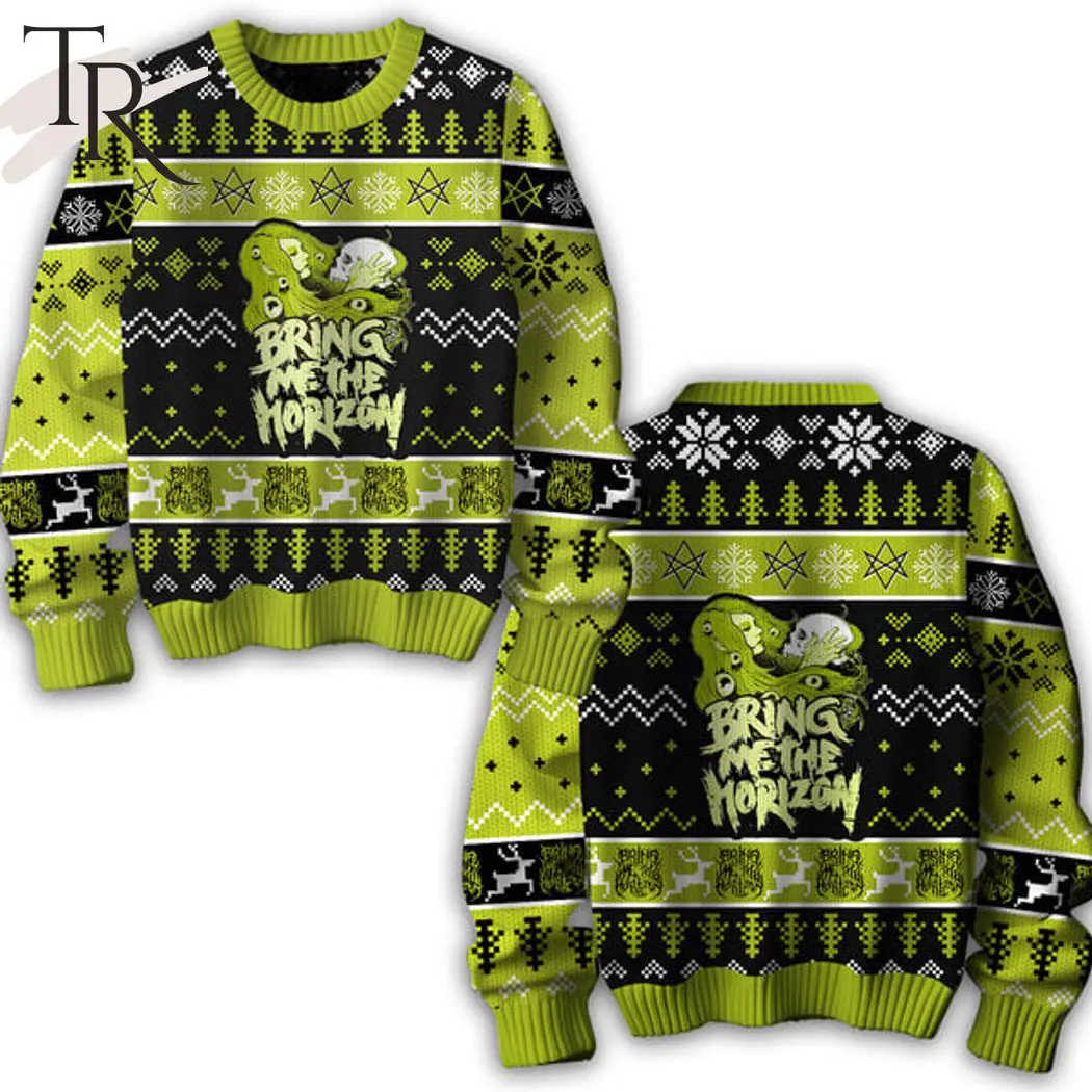 bring me the horizon ugly sweater green 1 hZzO3
