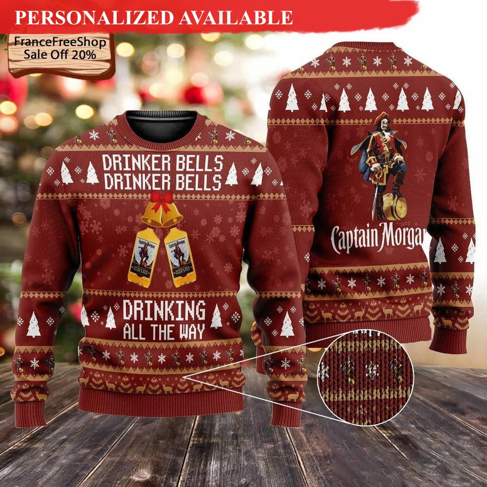 captain morgan ugly sweater xmas shirt captain morgan gift 2568