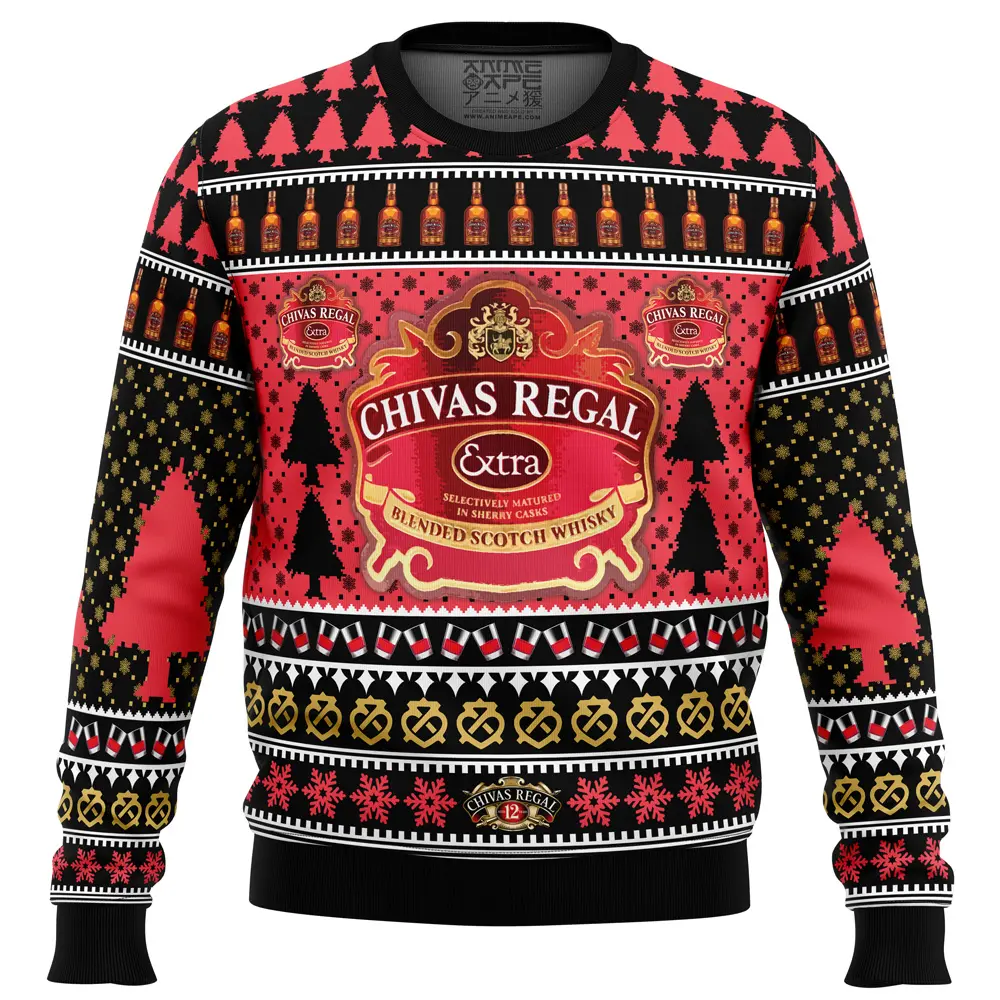 chivas Ugly Christmas Sweater front mockup