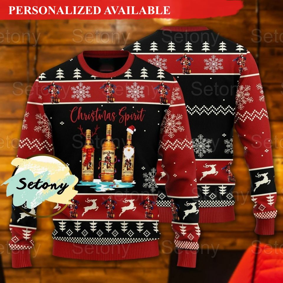 christmas captain morgan sweater captain morgan ugly sweater 7618