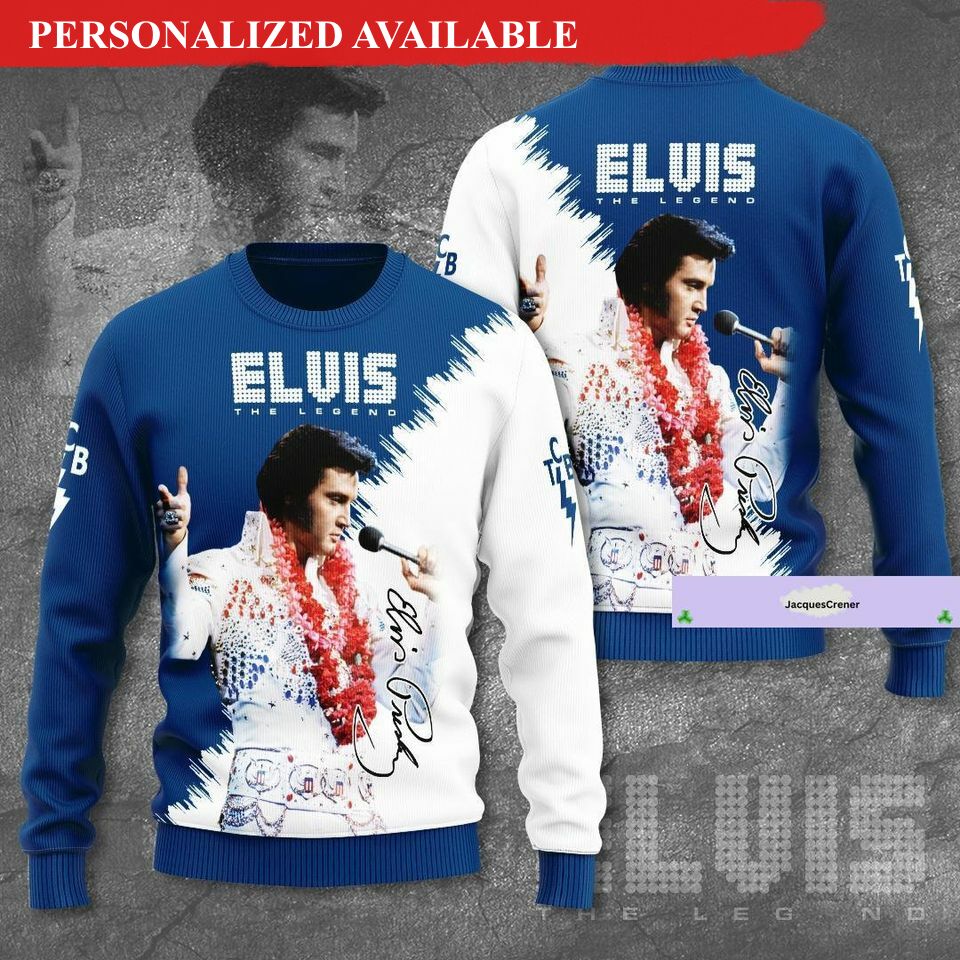 christmas elvis presley sweater elvis ugly sweater elvis presley merch 7139