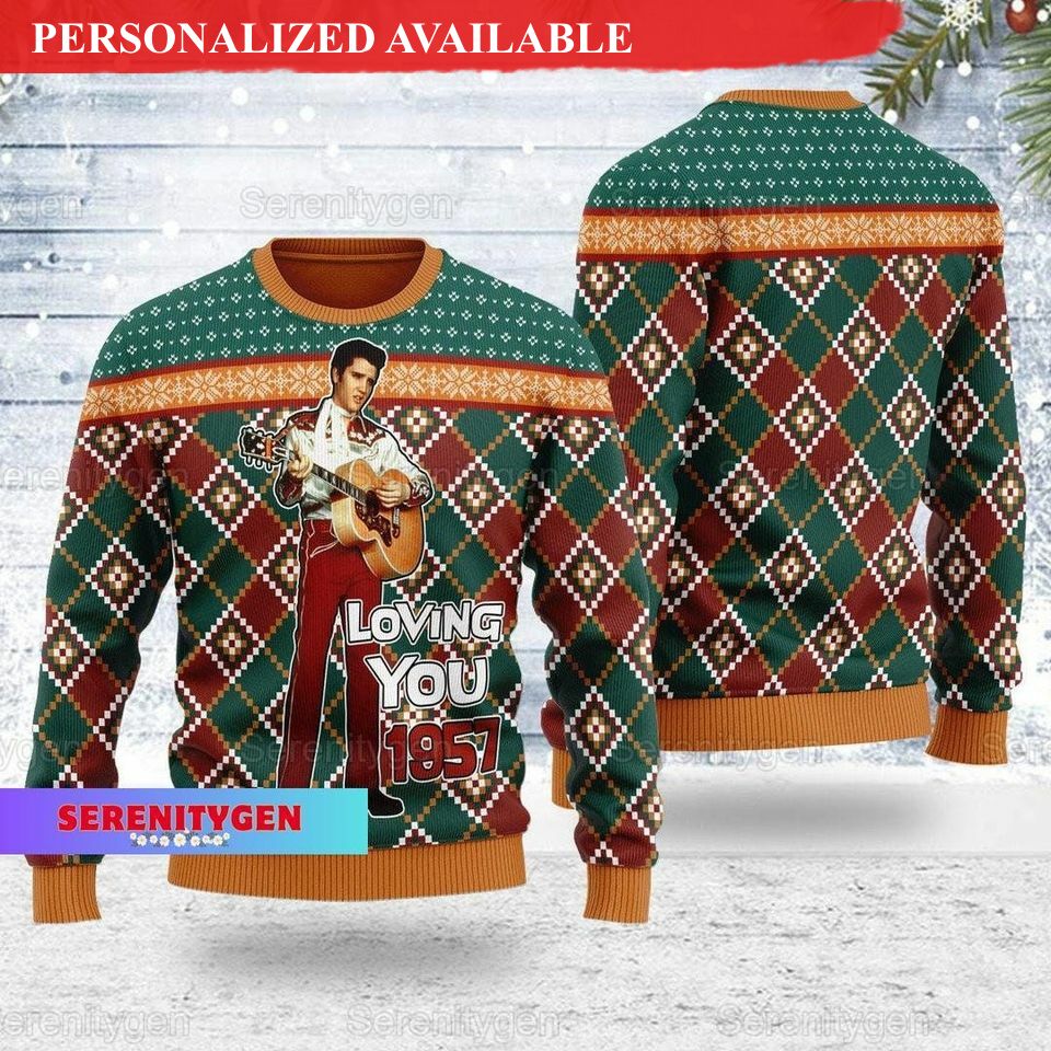 christmas elvis ugly sweater elvis christmas sweater elvis presley ugly sweater 7456