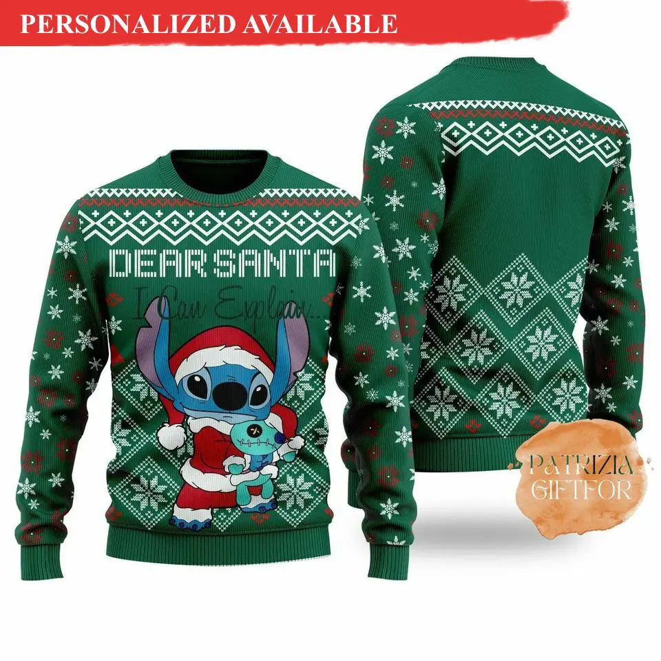 christmas gift christmas stitch sweater stitch ugly sweater sweaters for women 5066