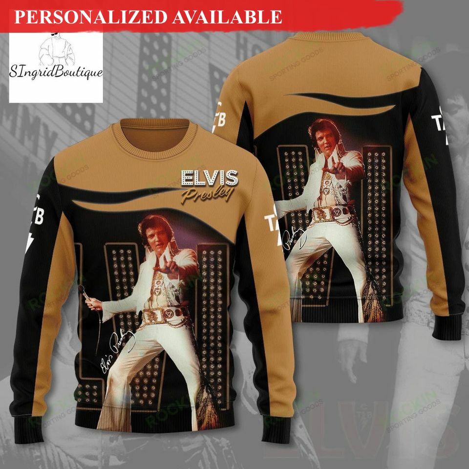 christmas gift elvis presley ugly sweater elvis presley christmas sweater 2847