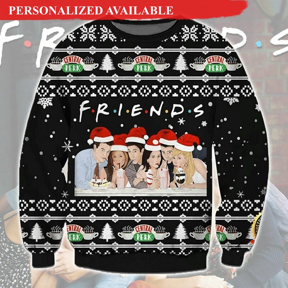 christmas gift friends tv series ugly christmas sweater friends christmas 8790