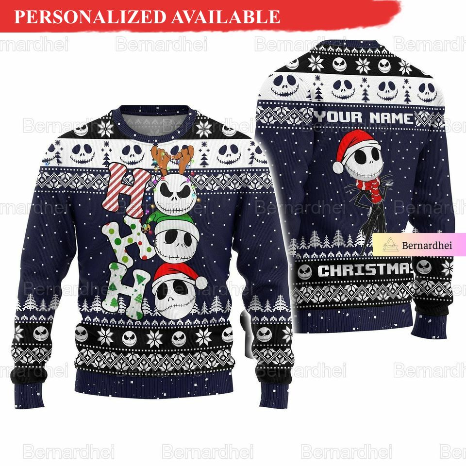 christmas gift jack skellington sweaters skellington ugly sweater cute skellington sweaters xmas sweater custom sweater 2729