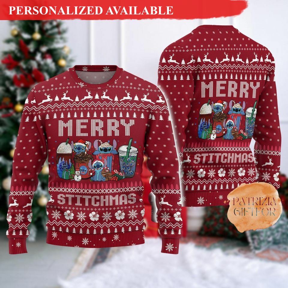 christmas gift stitch christmas ugly sweater stitch ugly sweater disney christmas 5225